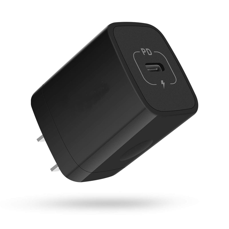 [Australia - AusPower] - C Type Fast USB-C Charger, iPhone 13 Block, 20W USB Wall Charger Adapter Super Charging Power Cube Cargador for iPhone 13 12 Pro Max Mini SE3/2 10 XS XR X 8 Plus, Samsung Galaxy S22 S21 A13 Phone Box Black 