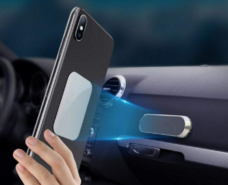 [Australia - AusPower] - TRUE LINE Automotive Black Magnet Cell Phone Dashboard Steering Wheel Mounted Holder Long 