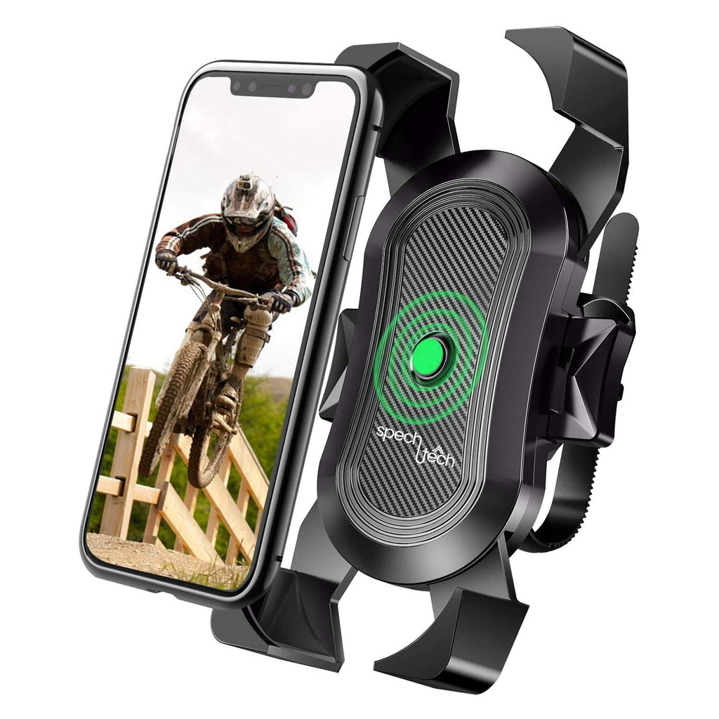[Australia - AusPower] - Cell Phone Holder for Bike Handlebar - Compatible with Universal Smartphone - Premium Grade Mount for Sport Bicycles and Motorcycles - Anti Shake and Safe for Bumpy Road Ways 