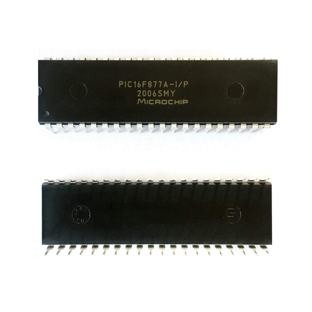 [Australia - AusPower] - Todiys New 2Pcs for PIC16F877A PIC16F877A-I/P DIP-40 8-Bit MCU Microcontroller IC Chip PIC16F877A-1/P 