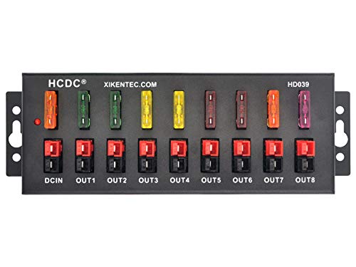 [Australia - AusPower] - HCDC 1 in 8 Out 40Amp Connector Power Splitter Distributor Source Strip Module 