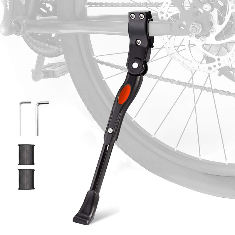 [Australia - AusPower] - UHACKER Adjustable Bike Kickstand Aluminum Rear Side Bicycle Stand for Bike 22"-27" 