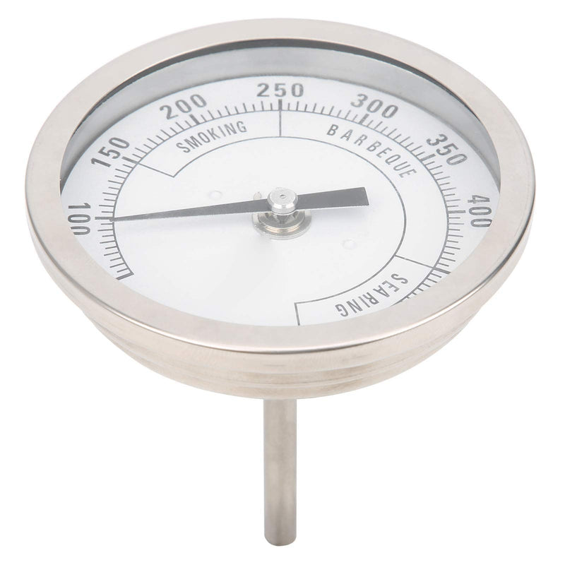 [Australia - AusPower] - Dial Thermometer, 3in Adjustable NPT Thread 1/2in Pointer Thermometer for Barbecue Grill Oven 50-550 