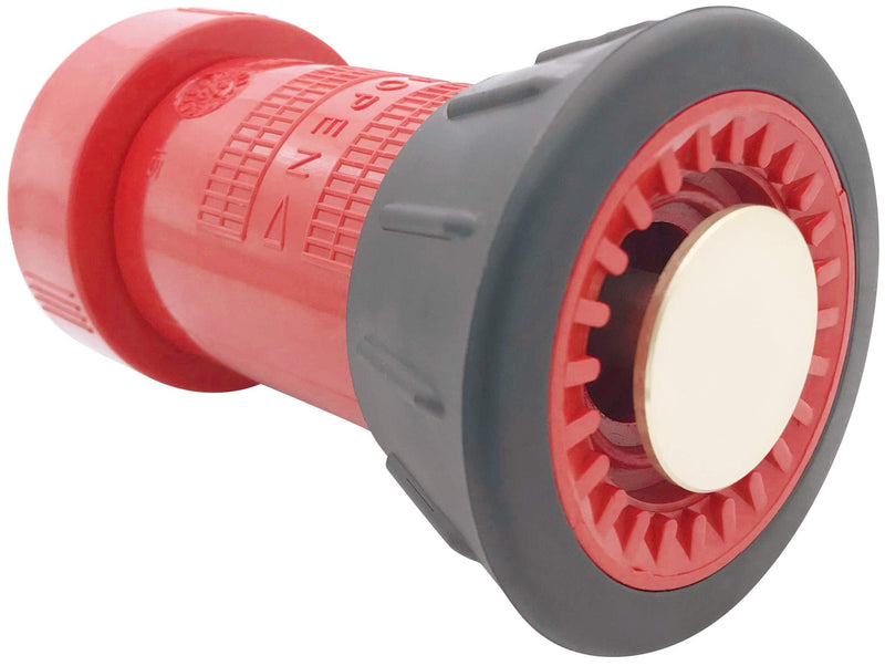 [Australia - AusPower] - SpringSpray 1-1/2" NST/NH Fire Hose Nozzle Spray Polycarbonate Jet Fog Industrial Fireman 1.5" Nozzle 75 gpm Fire Equipment 1-1/2"NH/NST 