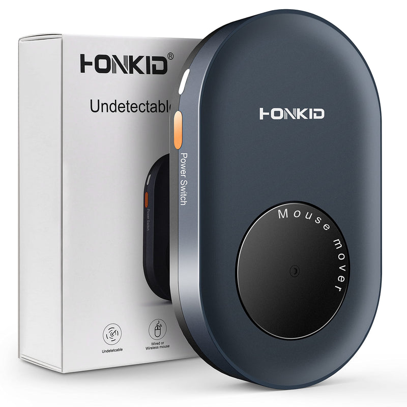 [Australia - AusPower] - HONKID Undetectable Mouse Mover Jiggler with ON/Off Switch and USB Port Drive-Free,Simulate Physical Automatically Mouse Movement,Prevent Computer Laptop Inactive/Lockdown 