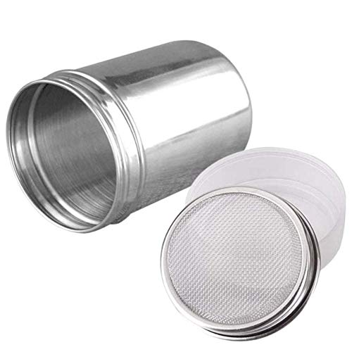 [Australia - AusPower] - Aeyistry Powder Shakers Powdered Sugar Shakers Cinnamon Shakers with Lid Stainless Steel 