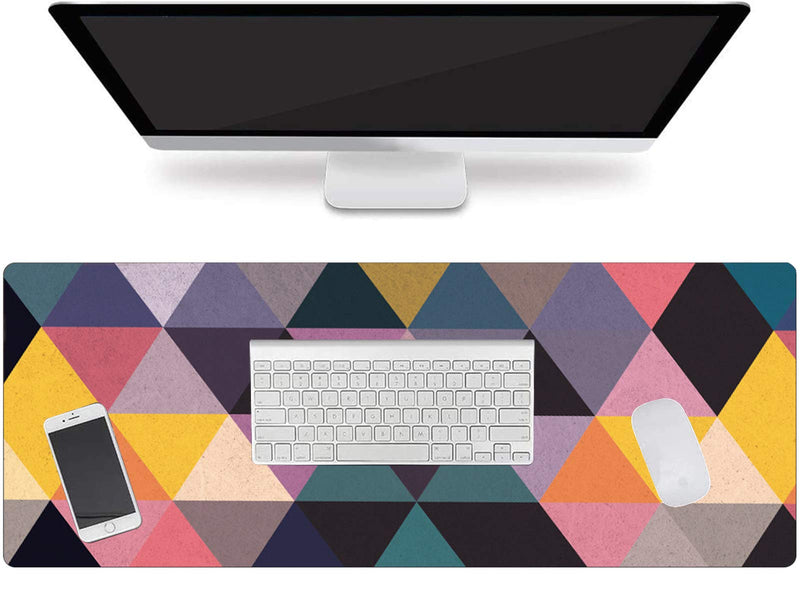 [Australia - AusPower] - Large Mouse Pad,Geometric Pattern Desk Mat XXL Extended Gaming Mouse Pad Non-Slip Keyboard Pad for Laptop Computer Home Office Accessories Geometric C 