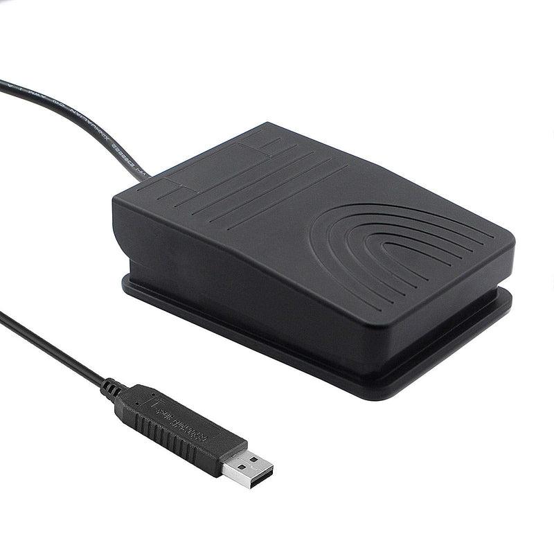 [Australia - AusPower] - [Upgraded] iKKEGOL USB Foot Pedal Switch Video Game PC Hands Free Footswitch One Key Control Program Computer Mouse Keyboard HID with 2M Cable 