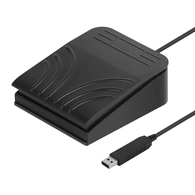[Australia - AusPower] - [Upgraded] iKKEGOL USB Single Foot Pedal Optical Switch Control One Key Program Computer Keyboard Mouse Game Action HID Single Pedal 