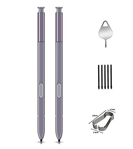 [Australia - AusPower] - 2PCS Galaxy Note 8 Pen, Stylus Touch S Pen Replacement for Galaxy Note 8 N950U N950W N950FD N950F Tips/Nibs+Eject Pin (Gray) 