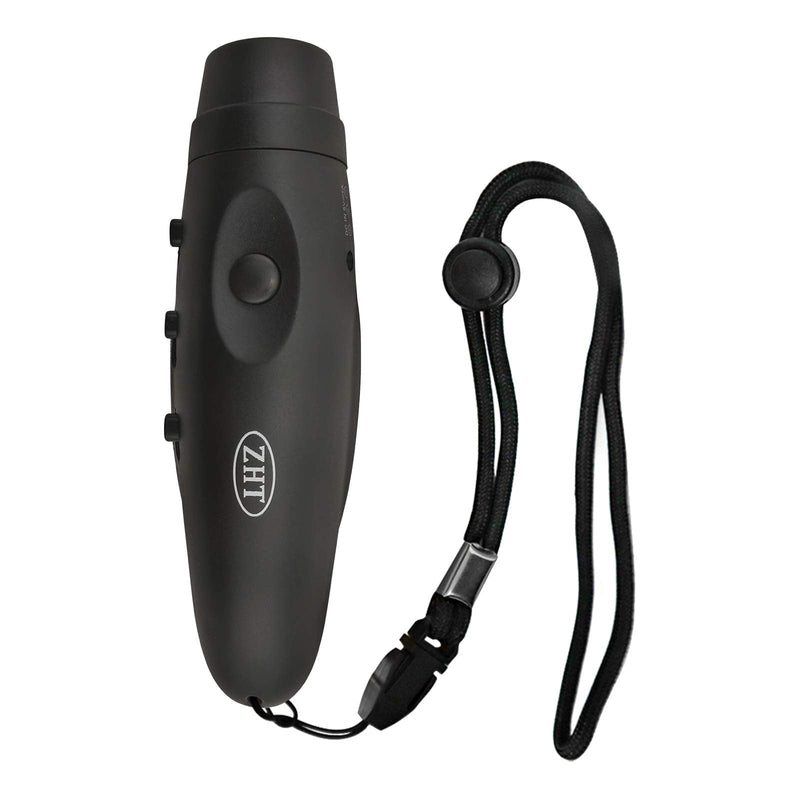 [Australia - AusPower] - ZHT Electronic Whistles for Referees with USB Charging, 3 Tone High Volume Emergency Whistle for Referee Coaches Teacher, Outdoor Camping Hiking Boating Safety Whistles with Lanyard Black 