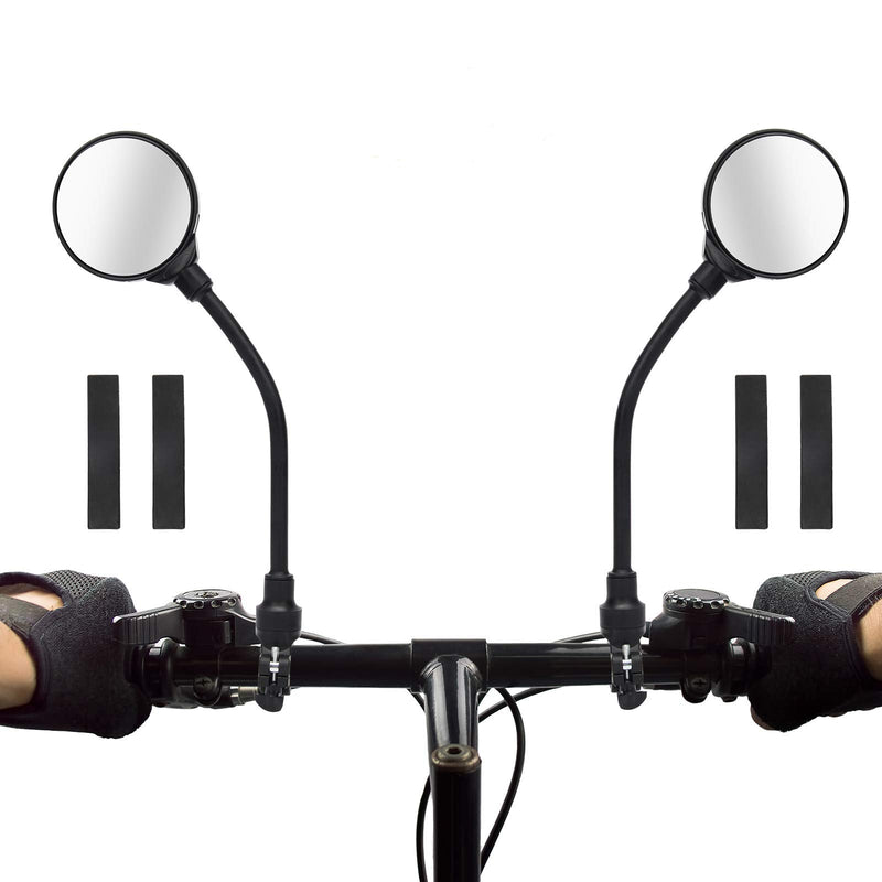 [Australia - AusPower] - Coitak Bike Mirror, Adjustable Handlebar Rear View Mirrors, 2 PCS Convex Mirror Universal For Bike Bicycle 