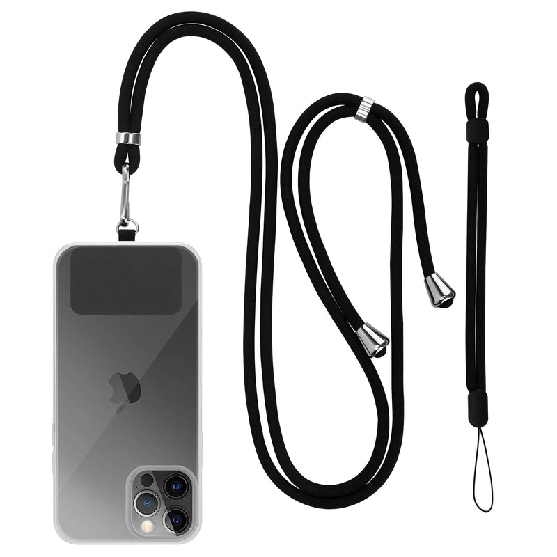 [Australia - AusPower] - E-Tree Phone Lanyard, Long Crossbody Neck Strap and Wrist Strap, Tether Key Chain, with Patches fit for Most of Smartphone Patch+neck Lanyard+wrist Strap 