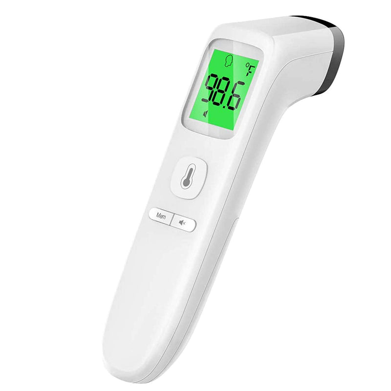 [Australia - AusPower] - Forehead Thermometer for Adults,No Touch for Fever, Baby Kids Child with Batteries, Fever Alarm, 35 Groups Data Storage 