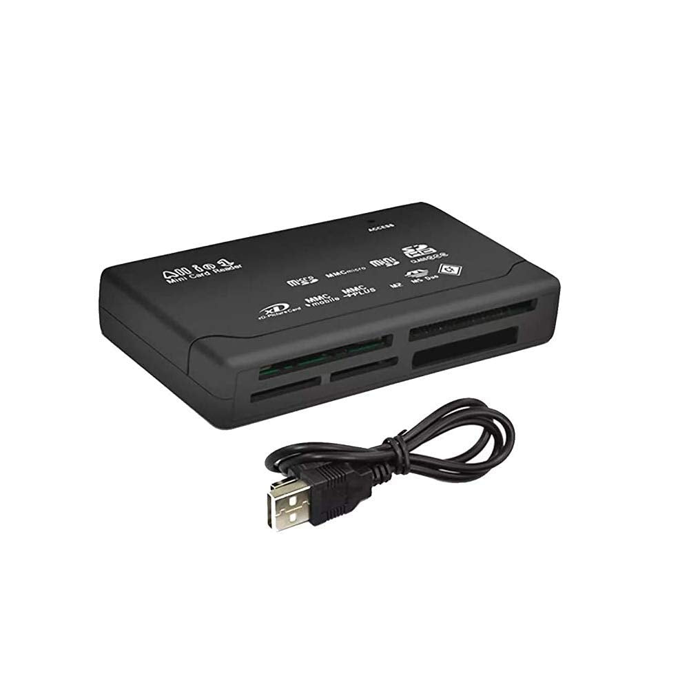 [Australia - AusPower] - Acuvar Ultra High Speed Compact All-in-1 Memory Card Reader and Writer Plug and Play OSX Windows Chrome Compatible for SD/SDHC, Micro SD, CF, XD, MS/Pro & Duo Cards 