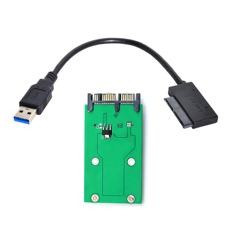 [Australia - AusPower] - Xiwai USB 3.0 to mSATA 50Pin SSD & 1.8" Micro SATA 7+9 16pin Adapter Add on Cards PCBA 