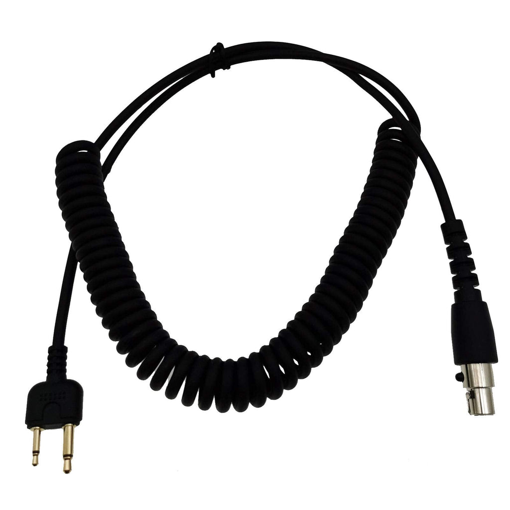 [Australia - AusPower] - Red-Fire Rugged Radios CC-Ken 2-Pin to 5-Pin Coil Cord Cable Compatible with IC-F24S IC-F31 IC-F3 IC-F3S IC-F4-CC-Ken Aviation Headset Accessories 