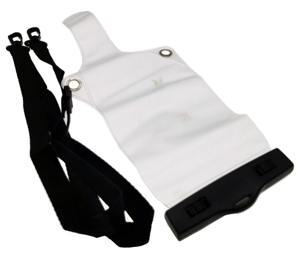 [Australia - AusPower] - Red-Fire Walkie Talkie Waterproof Rainproof Bag Case Pouch Holder (5" x 13.8" ), Two Way Radio Waterproof Transparent Waterproof Pouch Bag Case 2-Pack 