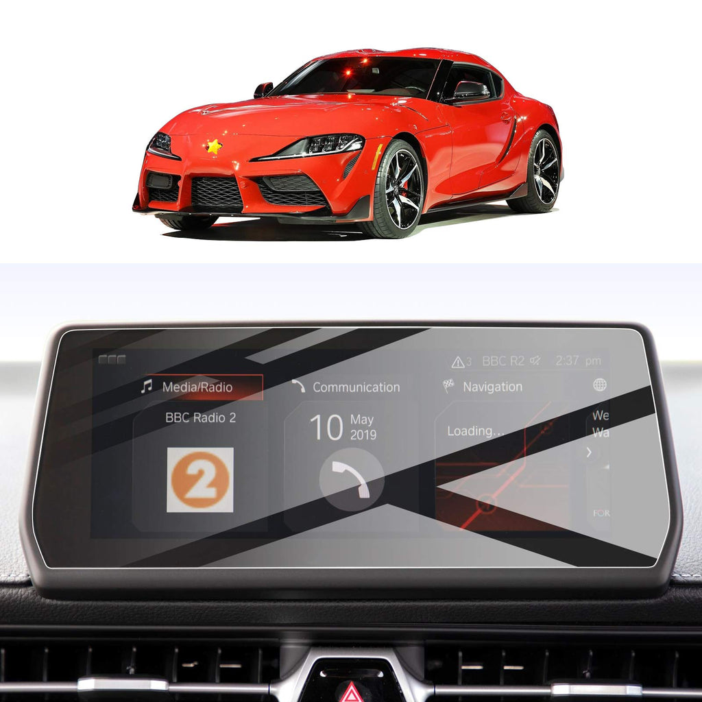 [Australia - AusPower] - Screen Protector Foils for 2020 2021 GR Supra 8.8In Navigation Display Tempered Glass Scratch Resistance 9H Hardness HD Clear Toyota LCD GPS Touch Screen Protective Film 