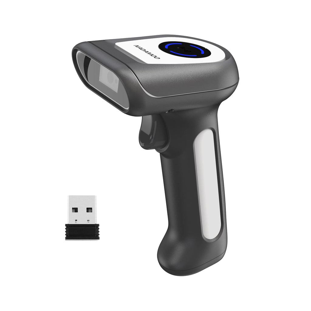 [Australia - AusPower] - NADAMOO Wireless 1D Barcode Scanner USB Cordless CCD Automatic Barcode Reader Handhold Bar Code Scanner, Fast and Accurate Scanning, 492 ft Range, for Store, Supermarket, Warehouse 