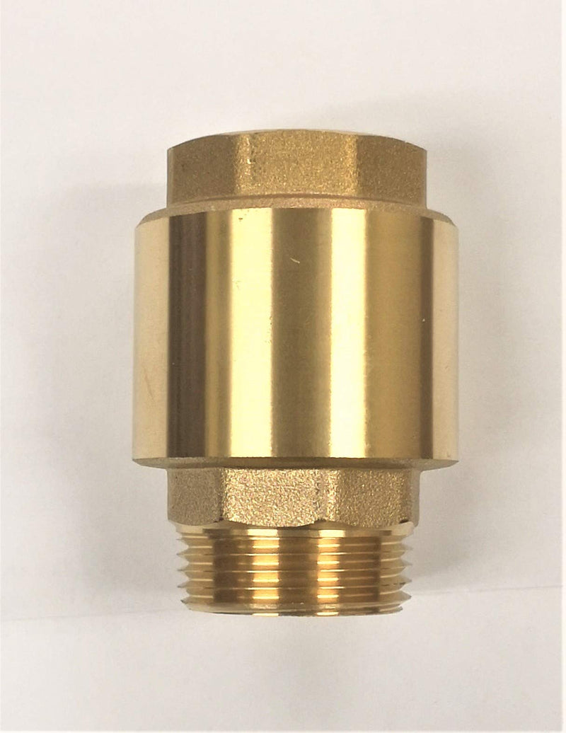 [Australia - AusPower] - Hallmark Industries "Check valve, brass, 1.25"" NPT male in/ 1.25 FNPT out" (SP0465X-125) 1.25NPT 