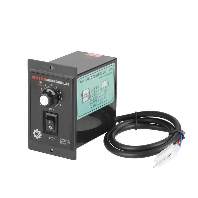 [Australia - AusPower] - Speed Control 220V 400W Motor, Ascend Speed Controller, 400w AC 220V Motor Speed Controller, AC Motor Speed Controller Switch for Various Speed Control Drive Devices 