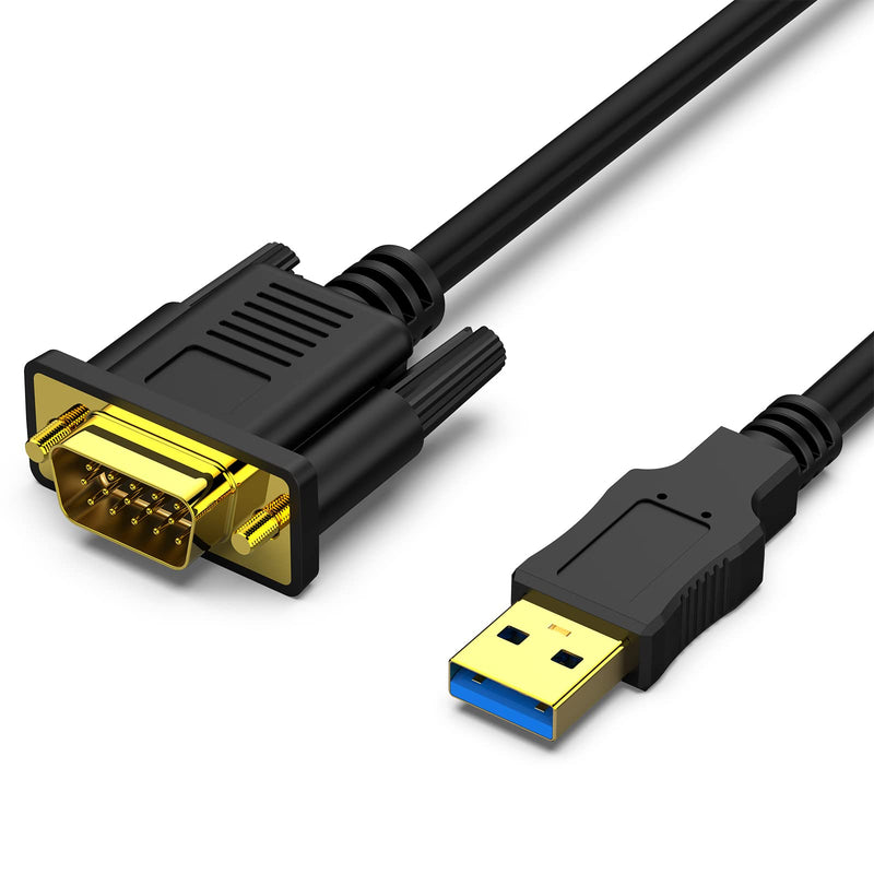 [Australia - AusPower] - USB 3.0 to VGA Cable, BENFEI USB 3.0 to VGA Male to Male Cable - 6 Feet 