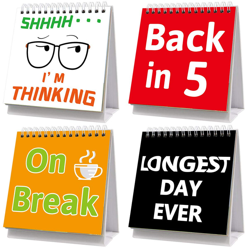[Australia - AusPower] - Funny Desk Signs 30 Different Fun and Flip-Over Messages for Office Gifts Desk Accessories 