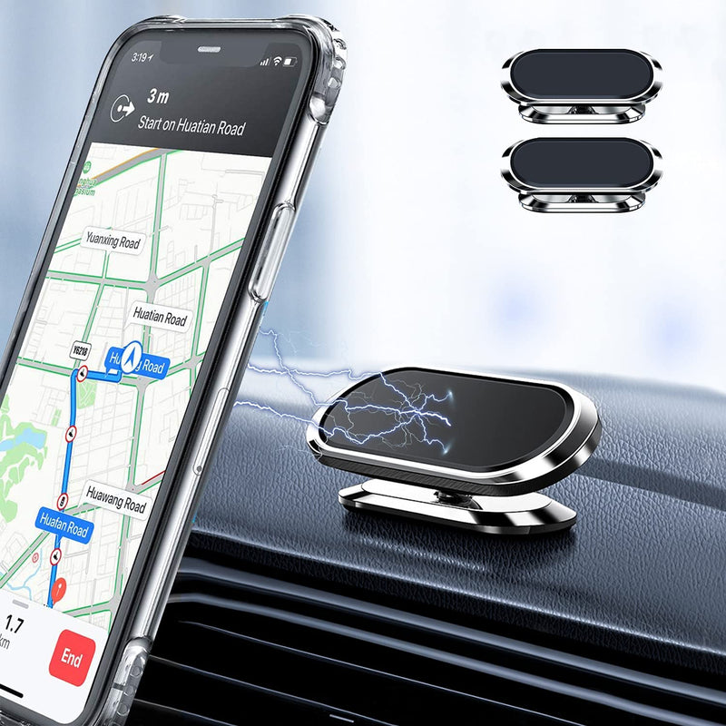 [Australia - AusPower] - Timpou Magnetic Car Phone Holder, Universal Dashboard Holder,360° Adjustable Super Powerful Magnet for iPhone Samsung and More F16 