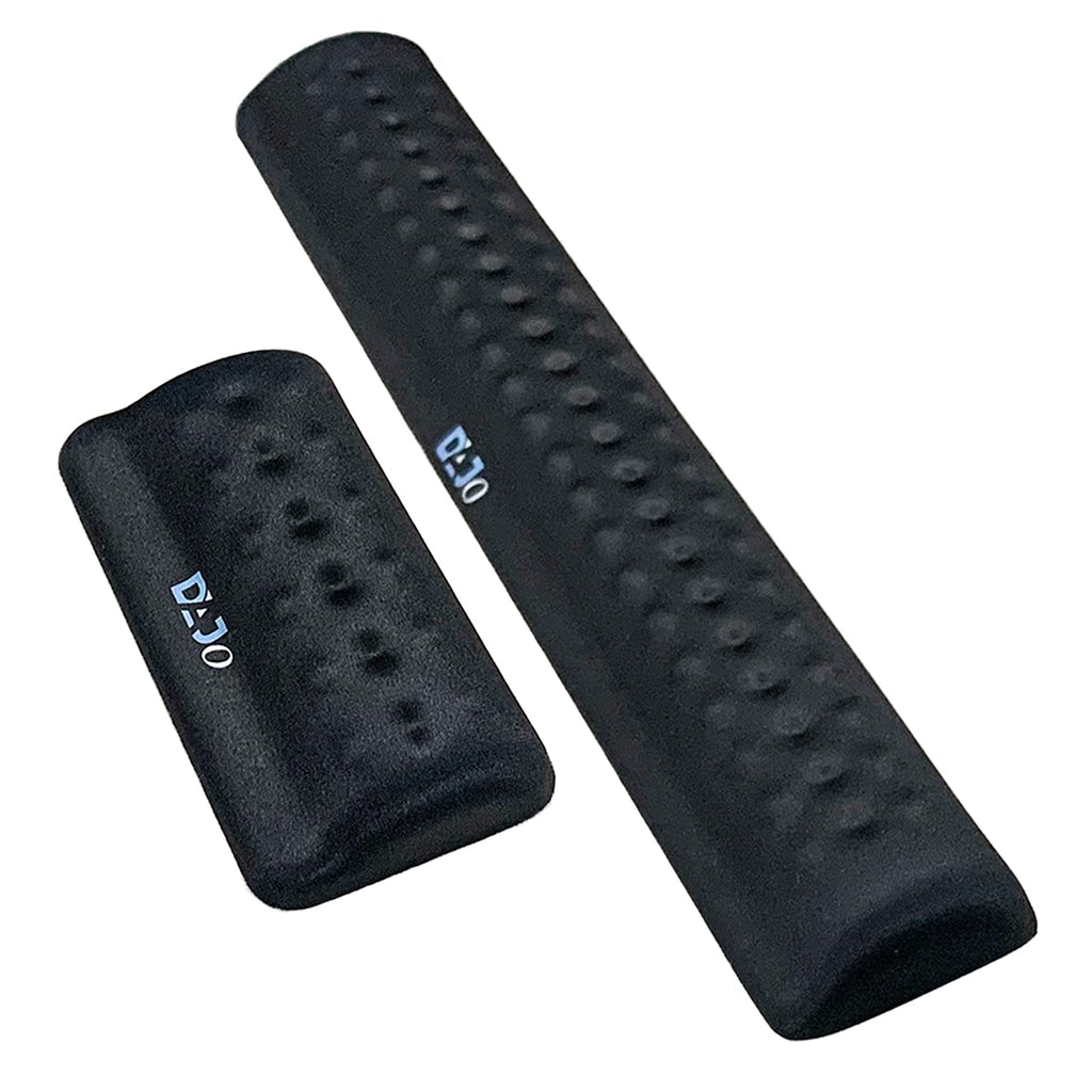 [Australia - AusPower] - Memory Foam Keyboard Wrist Rest Set by DAJo – Gaming Mouse and Keyboard Pad with Wrist Support – Computer Wrist Rests for Keyboard and Mouse – Cushion Support for Office, PC Computer, Laptop 