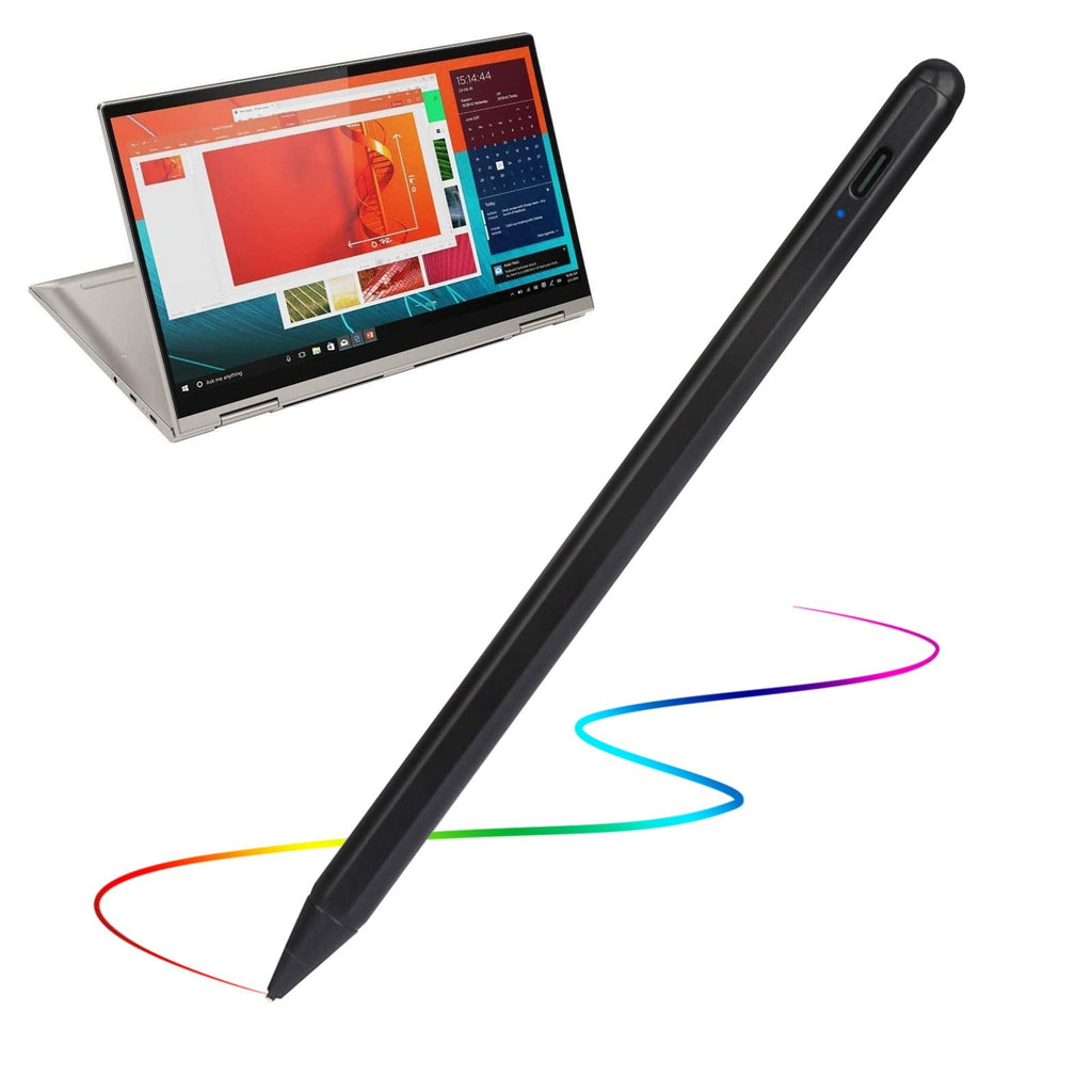 [Australia - AusPower] - Stylus Pens for Lenovo Yoga Pencil, Evach Capacitive High Sensitivity Digital Pencil with 1.5mm Ultra Fine Tip Stylus Pencil for Lenovo Yoga Pen, Black 