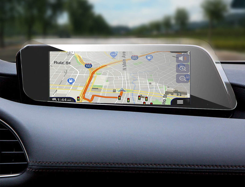 [Australia - AusPower] - Yumzeco Console Navigation Screen Protector Compatible with Mazda MAZDA3 2019-2021/Mazda CX-30 2020-2021, HD Clear Tempered Glass Screen Protector Replacement Anti-Scratch 