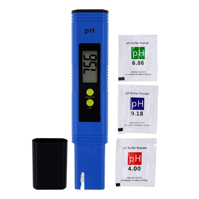 [Australia - AusPower] - DANOPLUS pH Tester Digital Pen Type pH Meter High Precision Pocket Water Quality Tester with Automatic 3-Points Calibration for Drinking Water, Pool, Aquarium etc 