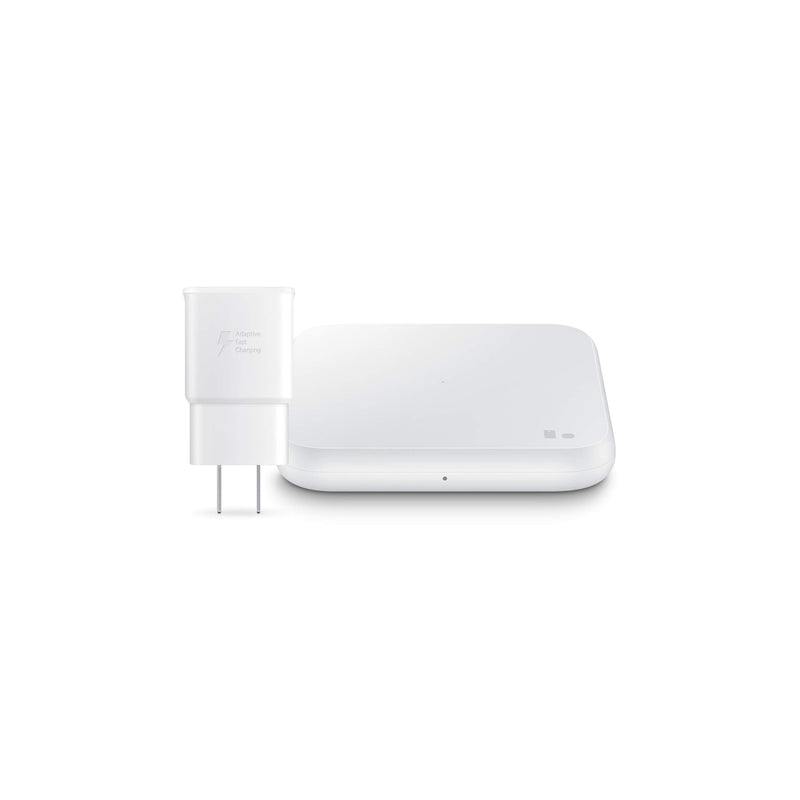 [Australia - AusPower] - Samsung Wireless Charger Fast Charge Pad (2021), Universally Compatible with Qi Enabled Phones (US Version), White 