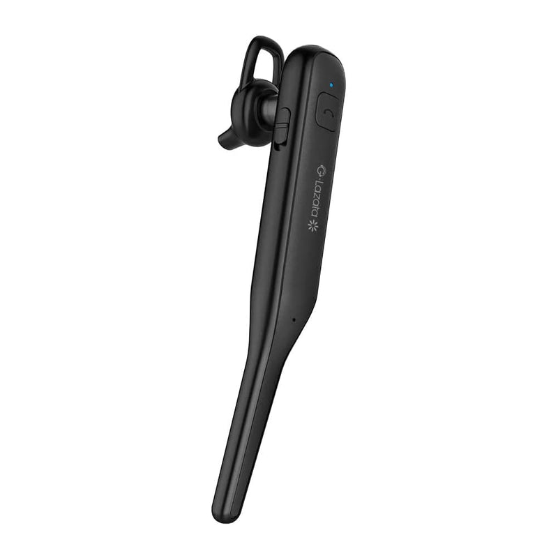 [Australia - AusPower] - Glazata Bluetooth Headset with Microphones - 24h Clear Talk - Handsfree Earpiece for iPhone Samsung Phone - Black 
