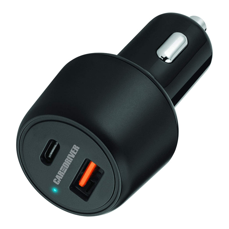 [Australia - AusPower] - Car and Driver USB C 48W Car Charger Adapter with Fast Power Delivery Port, Cigarette Lighter USB Type C Dual Charger, iPhone Compatible for 12/Pro/Max/Mini/11/XR/XS/8/7, Galaxy S20/S10, iPad, AirPod 