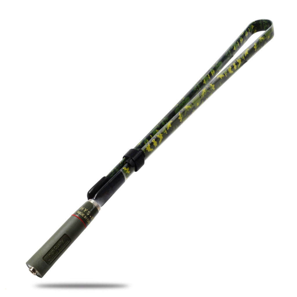 [Australia - AusPower] - HYS Tactical Foldable Camouflage Coating 31.5inch 800mm 20Watt SMA-Male Antenna for TYT MD-UV380 MD-380 TH-UV3R TH-UV8000E YAESU VX-6R WOUXUN Kenwood 2-Way Radio HT Scanner 