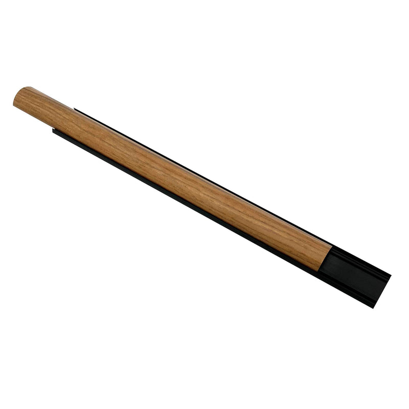 [Australia - AusPower] - Electriduct Premium Cable Shield PVC Floor Cord Cover and Wire Protector - Small - Medium Oak Woodgrain - 32 Inch Small - 32" 