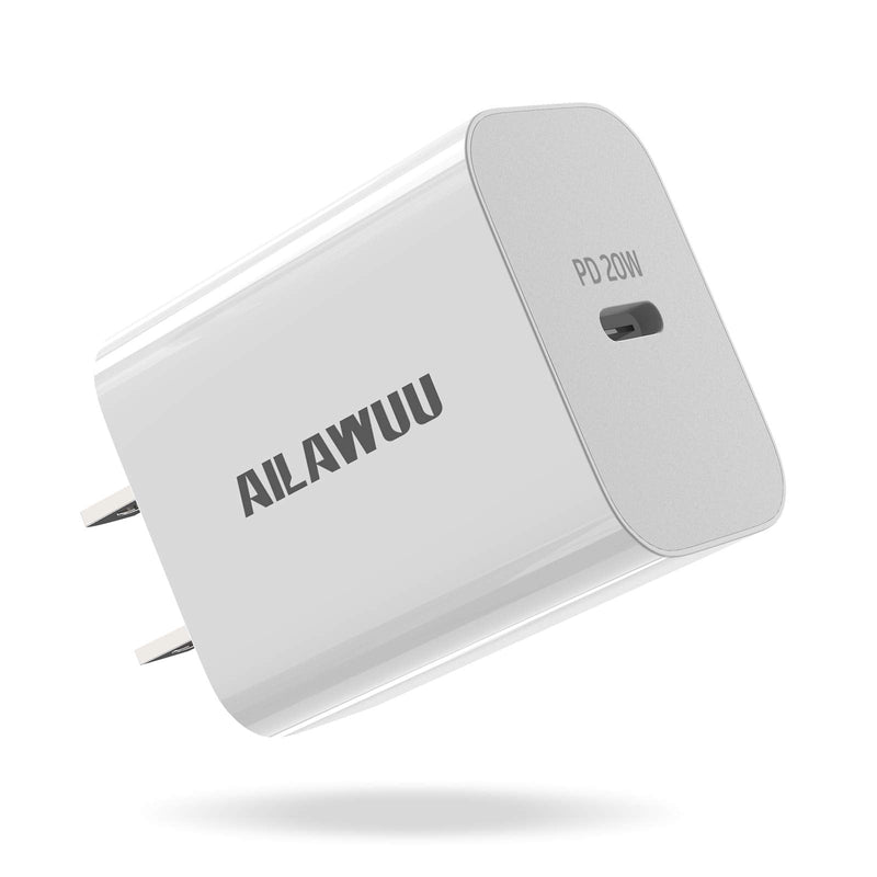 [Australia - AusPower] - 20W USB C Charger, iPhone 12 Charger,PD Fast Charging Power Adapter Wall Charger Plug Compatible with iPhone 12/12 Pro/12 Pro max/Galaxy/New iPad Pro/Air/Pixel 4/3 