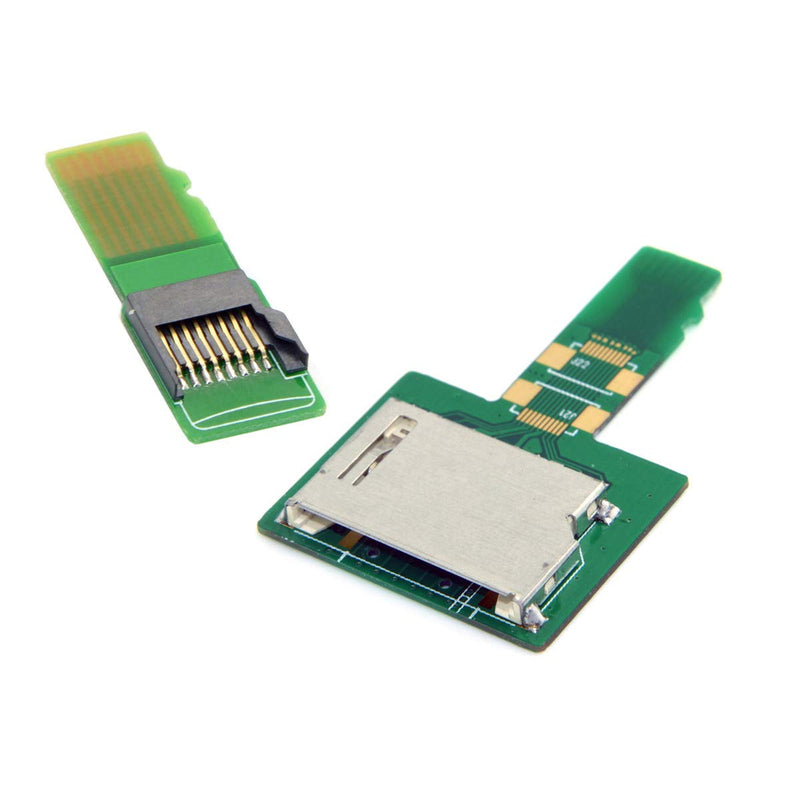 [Australia - AusPower] - xiwai 1Set SD TF Card Socket Female to Micro-SD TF Male Memory Card Kit Extension Adapter Testing Tools Extender 