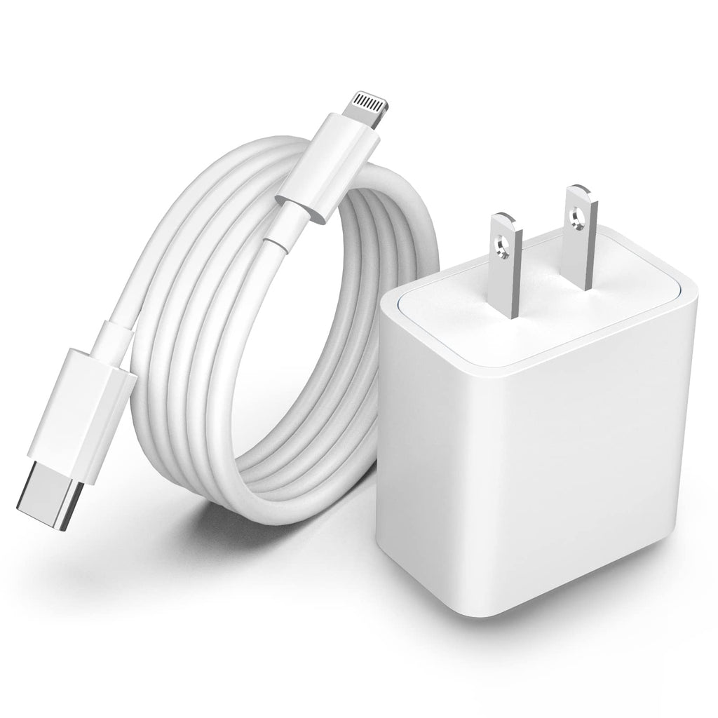 [Australia - AusPower] - iPhone Fast Charger Cable【Apple MFi Certified】20W PD USB C Wall Charger Type C Power Adapter Lightning Cable Fasting Charging Plug Compatible with iPhone 13/12 Pro/11/XS/Max/XR/X/8 Plus/SE 2020, iPad 1 