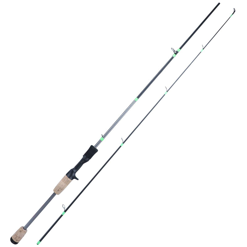 [Australia - AusPower] - Sougayilang Flexible Fishing Rods, Spinning Rods & Casting Rods, Lightweight Trout Rods 2 Pieces Cork Handle Crappie Fishing CAST 1.8m/5.9ft 