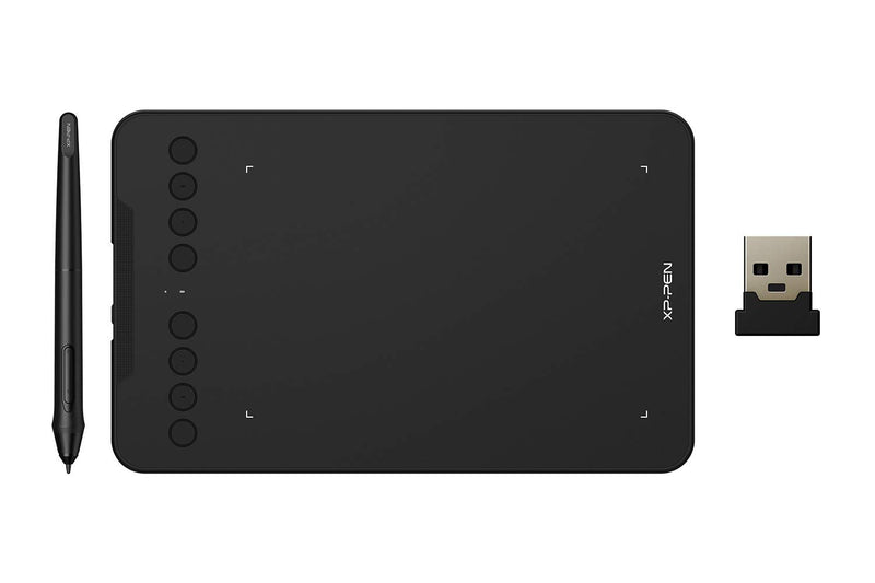 [Australia - AusPower] - XP-PEN Deco mini7W Wireless Graphics Drawing Tablet 7X 4.37 Inches Drawing Tablet with 8192 Levels Pressure Battery-Free Stylus and 8 Shortcuts Key for Digital Drawing Online Teaching Art Creation Medium 