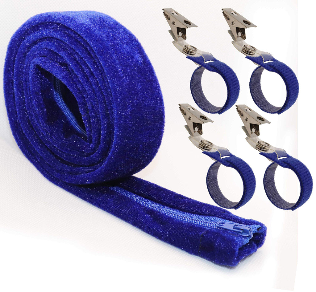 [Australia - AusPower] - 6 Ft CPAP Hose Cover with 4 Holding Clips,  Soft Fleece Tubing Wrap Insulator with Zipper, Universal and fit Most CPAP tubing Cover 