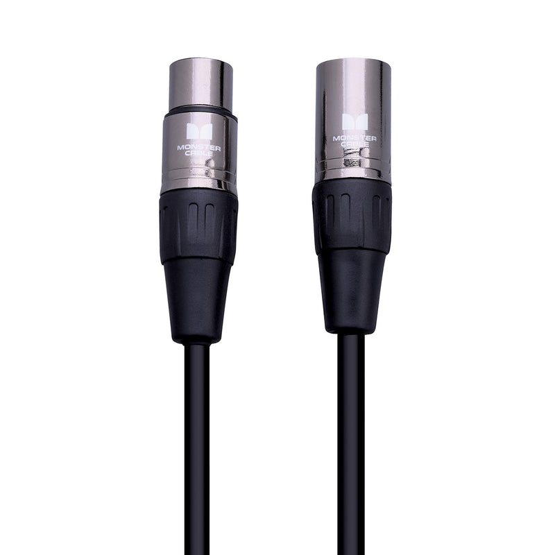 [Australia - AusPower] - Monster Prolink Monster Classic Microphone Cable: 10 ft, Silver Contact XLRs 10 ft. - Speak-On plugs 