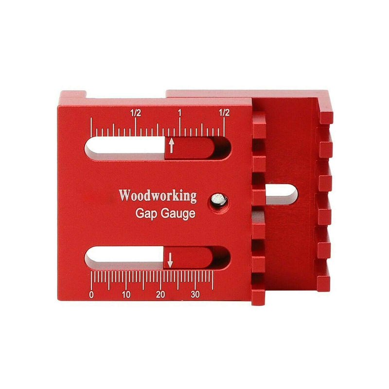 [Australia - AusPower] - Woodworking Gaps Gauge Depth Measuring Ruler Line Sawtooth Ruler Marking Tool 