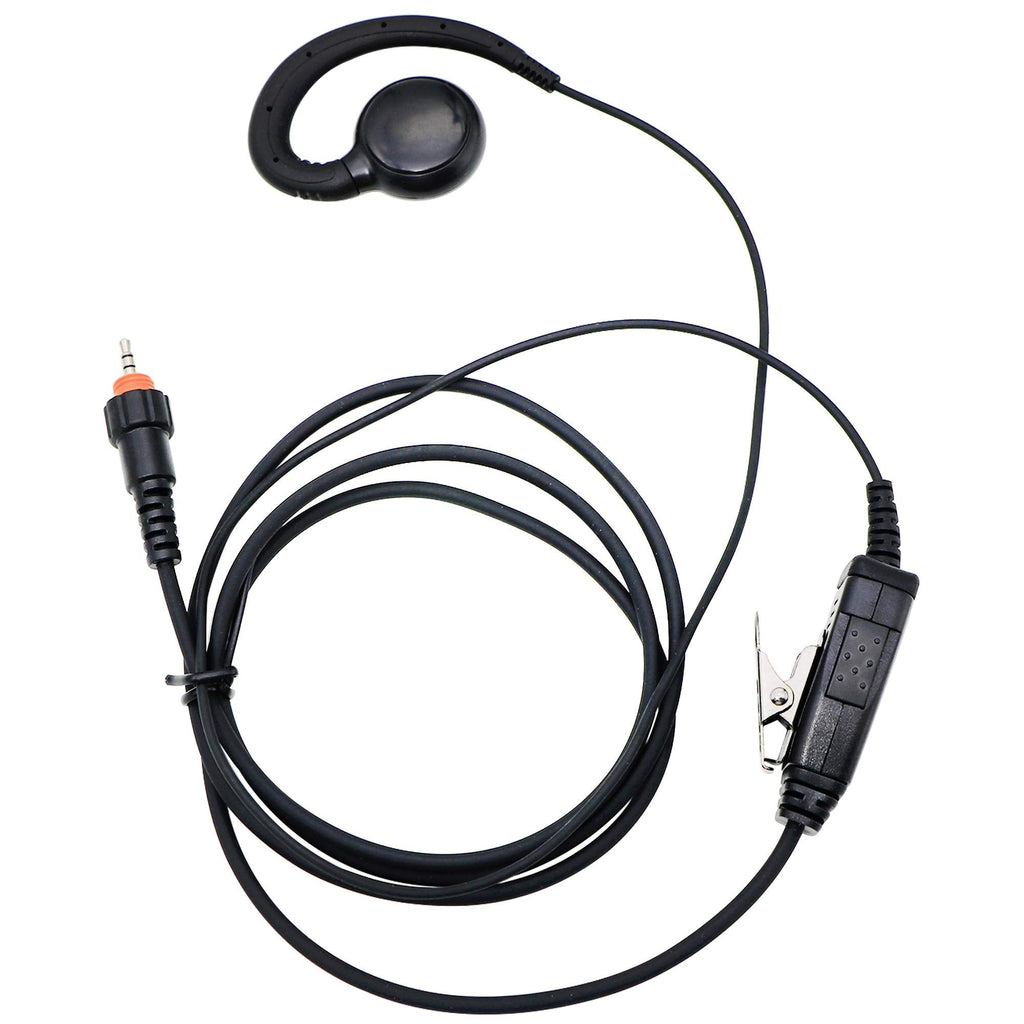 [Australia - AusPower] - Earpiece for Walkie Talkie Radio, 1 Pin Single Wire Headset C Shape Swivel Ear-Hook Earpiece for Motorola Radios CLP1010 CLP1040 CLP1060 (CLP 1010 1040 1060) 
