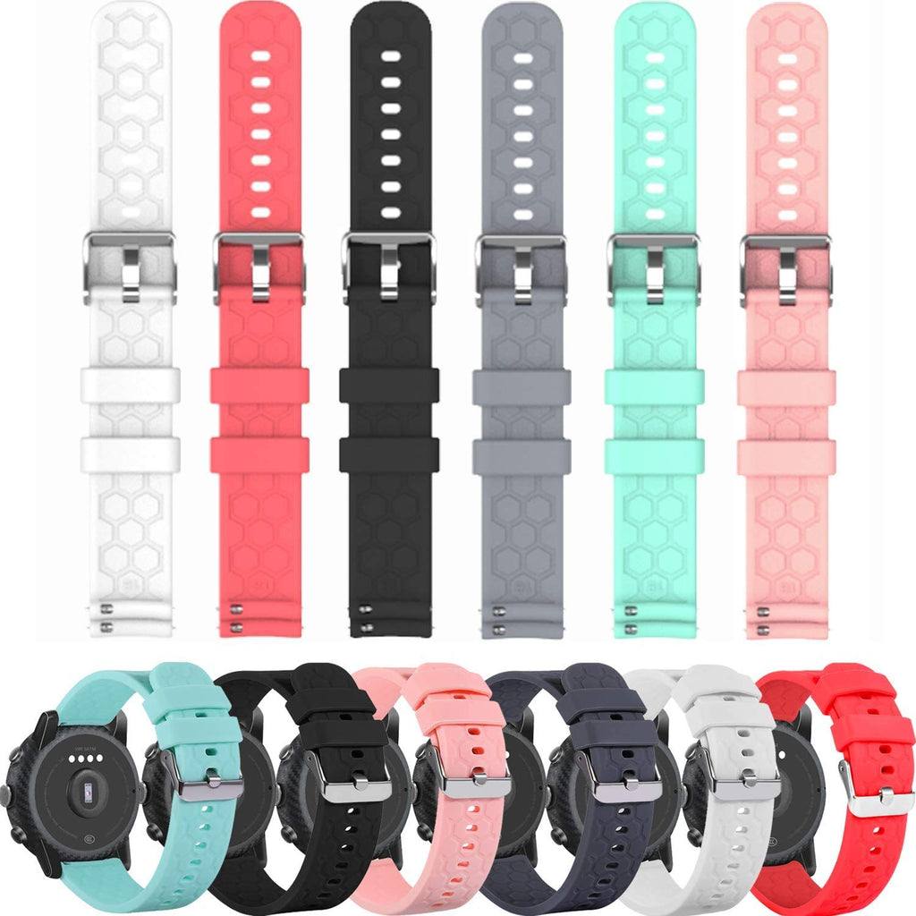 [Australia - AusPower] - Bands Compatible with AIKELA Fitness Watch Replacement Colourful Silicone Strap Breathable Wristband for AIKELA Smartwatch Accessories, Soft and Durable 