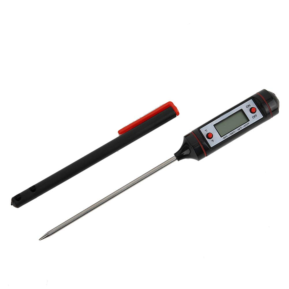[Australia - AusPower] - Stainless Steel Thermometer, Digital Thermometer Probe, Professional High Accuracy Durable for Kitchen Home 