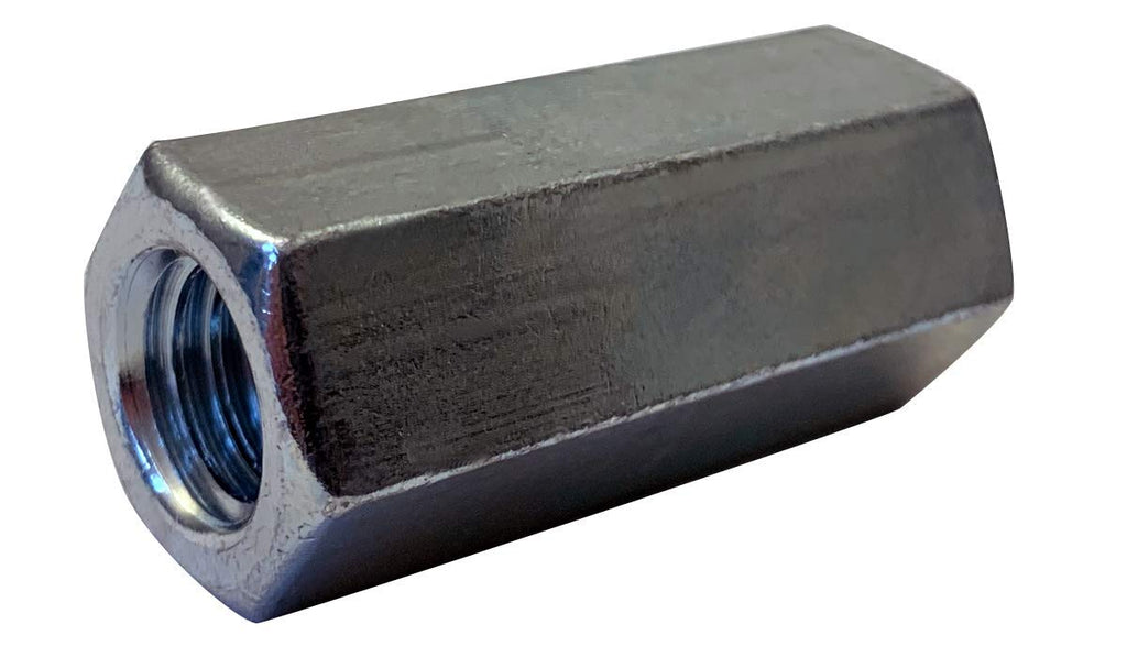 [Australia - AusPower] - 1/2-13X1 3/4 Hex Rod Coupling Nut 3/4 inch Across Flats Grade 5 Zinc (Pack of 5) 